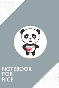 Notebook for Rice