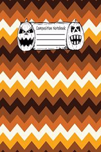 Abstract Halloween Pattern Volume 11 College Ruled Journal