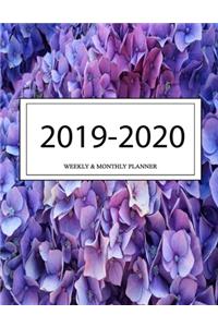 2019 - 2020 Weekly and Monthly Planner