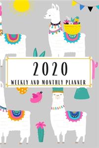 2020 Weekly And Monthly Planner