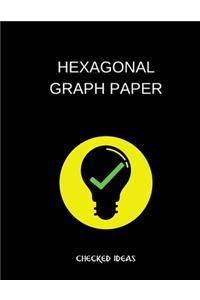 hexagonal graph paper checked ideas