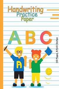 Handwriting Practice Paper-ABC kids