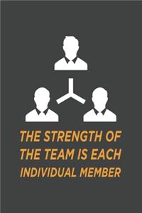 The Strength of the Team is each Individual Member