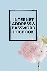 Internet Password Book with Tabs Keeper Manager And Organizer You All Password Notebook Flower Cover