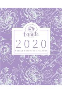 2020 Planner Weekly & Monthly Planner - Creating A Life Worth Living Camile Planners