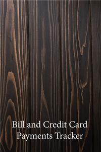 Bill and Credit Card Payments Tracker