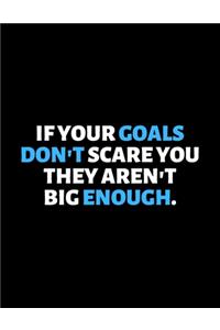 If Your Goals Doesn't Scare You They Aren't Big Enough