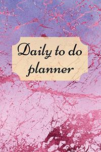 Daily to do planner
