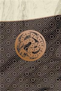 Monogram Snake Notebook