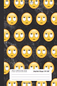 Emoji Composition Book College Ruled 100 pages