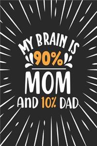 My Brain Is 90% Mom And 10% Dad