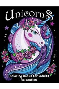 Unicorns Coloring Books for Adults Relaxation