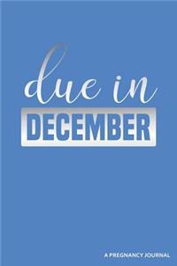 Due in December a Pregnancy Journal