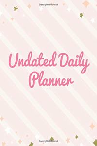 Undated Daily Planner