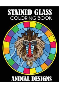 Stained Glass Coloring Book