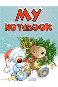 My Notebook: 365 Lined Pages, Large Size Book 8 1/2 X 11