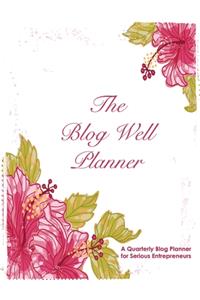 Blog Well Planner