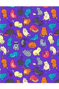 My Big Fat Bullet Journal for Cat Lovers Fun Cat Pattern 7
