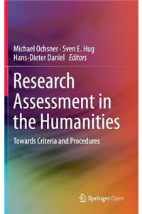 Research Assessment in the Humanities