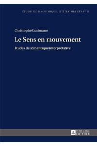 Le Sens En Mouvement