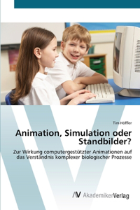 Animation, Simulation oder Standbilder?