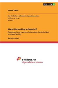 Macht Networking erfolgreich?