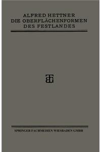Die Oberflächenformen des Festlandes