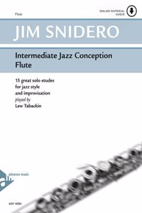 Intermediate jazz conception flute traversiere +CD