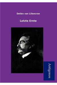 Letzte Ernte