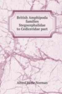 BRITISH AMPHIPODA FAMILIES STEGOCEPHALI