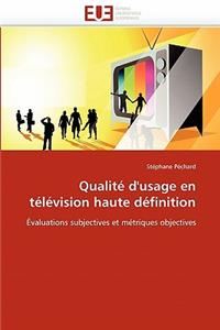 Qualit� d''usage En T�l�vision Haute D�finition