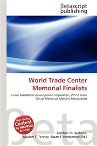 World Trade Center Memorial Finalists