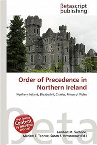 Order of Precedence in Northern Ireland