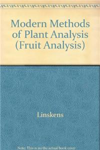 Modern Methods of Plant Analysis (Fruit Analysis)