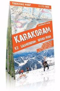 terraQuest Trekking Map Karakoram