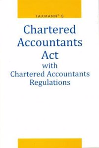 Chartered Accountants Act With Chartered Accountants Regulations