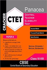 Ctet Paper Ii Panacea Social Studies/Social Sciences