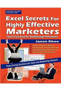 Excel Secrets For Highly Effective Marketers