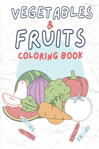 Vegetables/Fruits Coloring Book