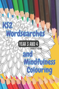 KS2 - Year 3 and 4 - Word Searches and Mindfulness Colouring