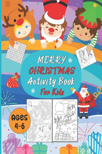 Merry Christmas Activity For Kids Ages 4-6