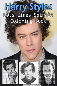 HARRY STYLES Dots Lines Spirals Coloring Book