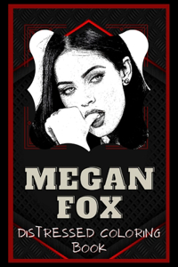 Megan Fox Distressed Coloring Book