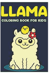 llama coloring book for kids