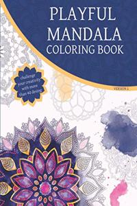 Playful mandala coloring book ( Version 1 )