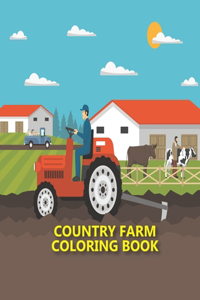 Country Farm Coloring Book