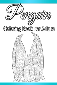 Penguin Coloring Book For Adults