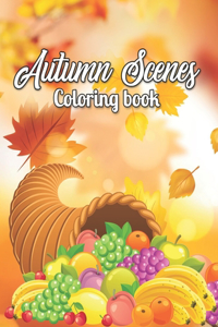 Autumn Scenes Coloring Book