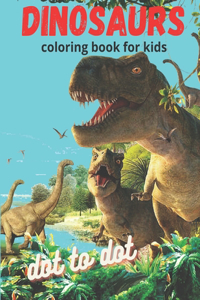 dinosaur coloring book for kids dot to dot