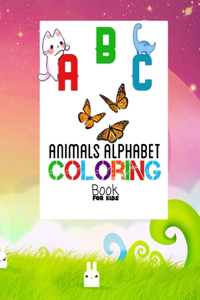 Animals Alphabet Coloring Book For Kids